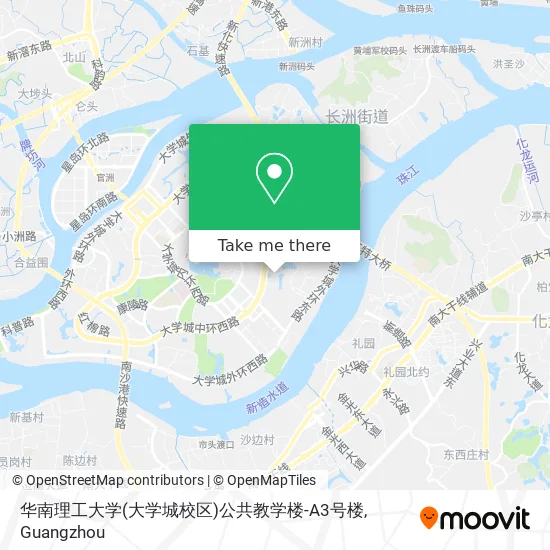 华南理工大学(大学城校区)公共教学楼-A3号楼 map