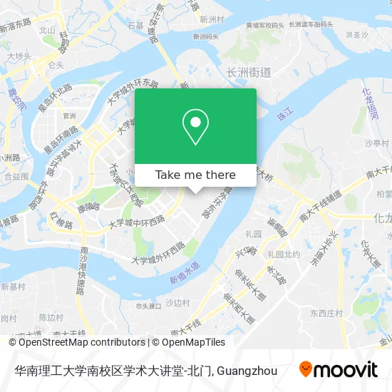 华南理工大学南校区学术大讲堂-北门 map