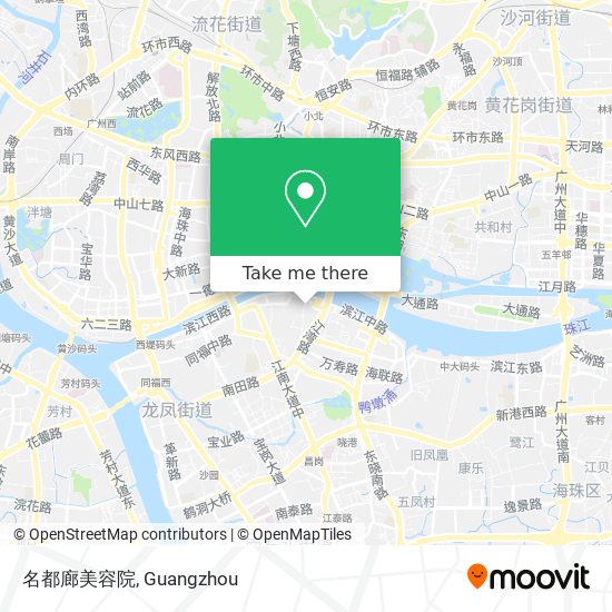 名都廊美容院 map