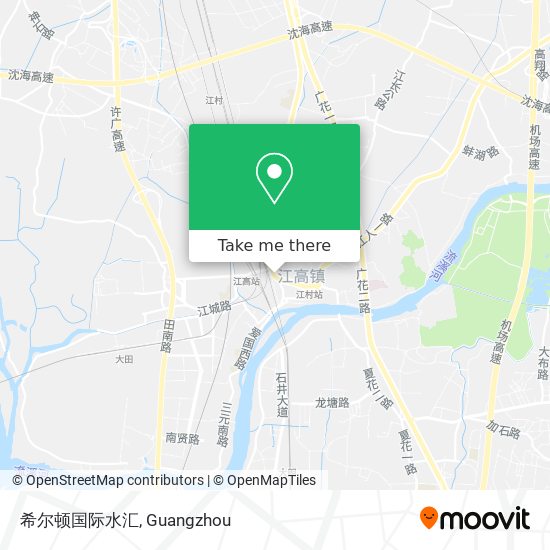 希尔顿国际水汇 map