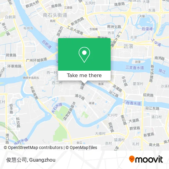 俊慧公司 map