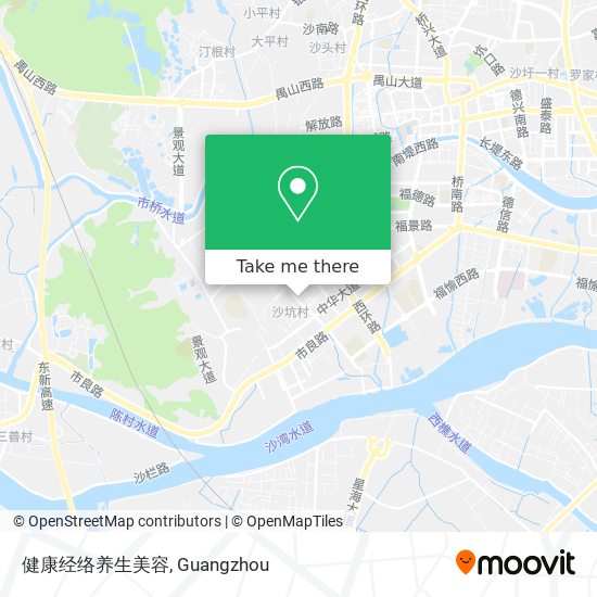 健康经络养生美容 map