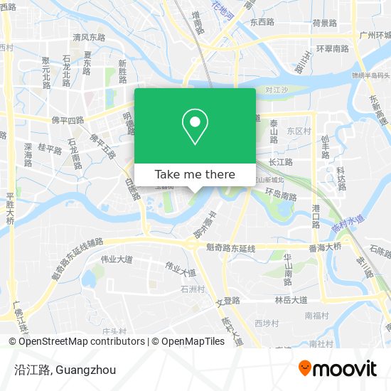 沿江路 map