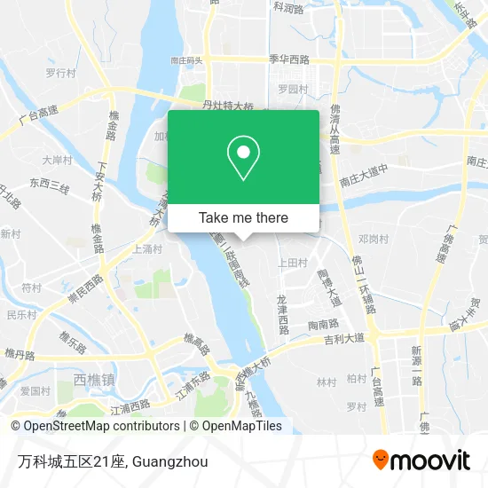 万科城五区21座 map