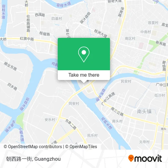 朝西路一街 map