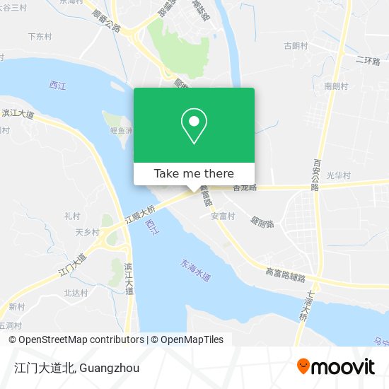 江门大道北 map