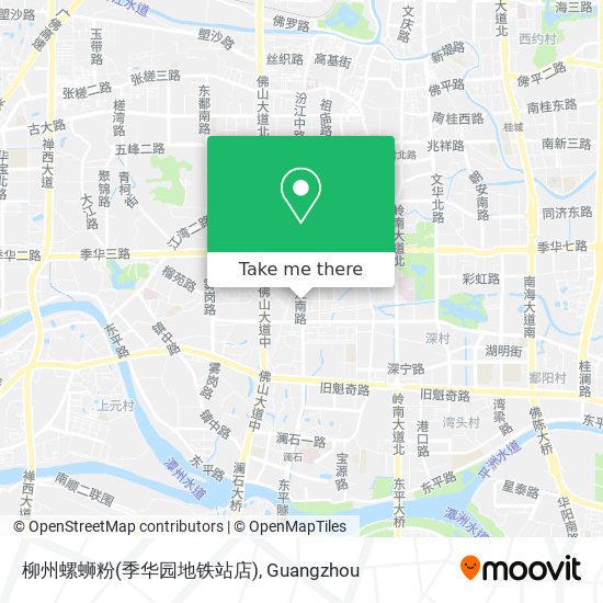 柳州螺蛳粉(季华园地铁站店) map