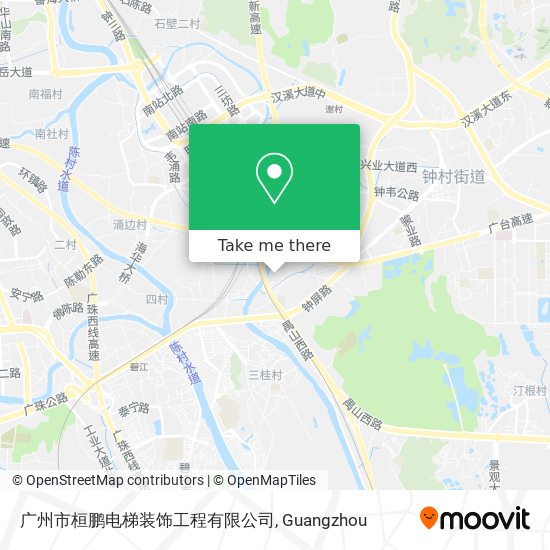 广州市桓鹏电梯装饰工程有限公司 map