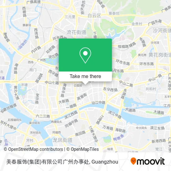 美春服饰(集团)有限公司广州办事处 map