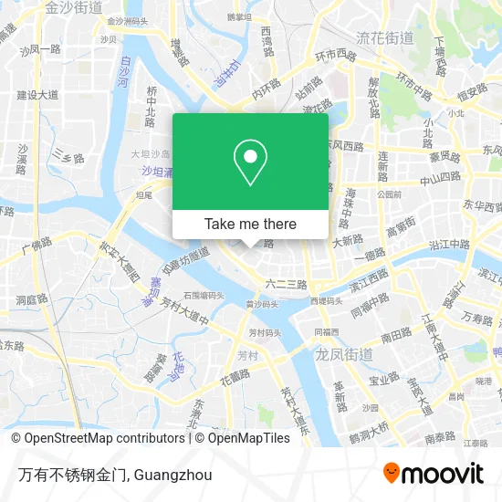 万有不锈钢金门 map