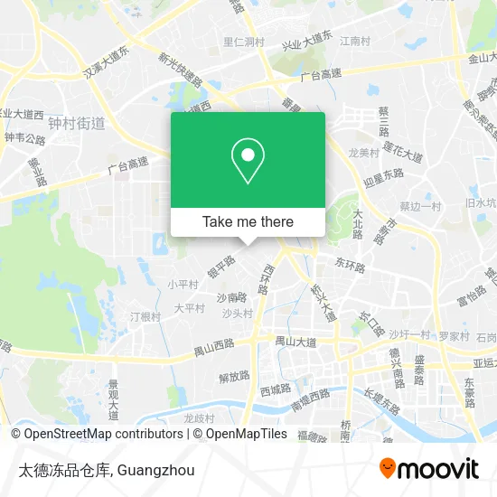 太德冻品仓库 map