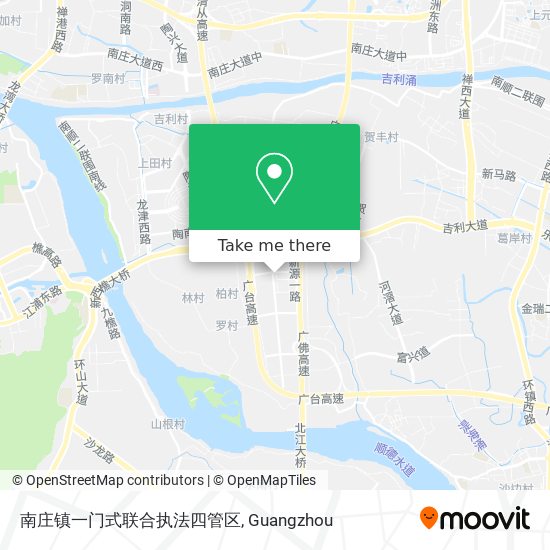 南庄镇一门式联合执法四管区 map