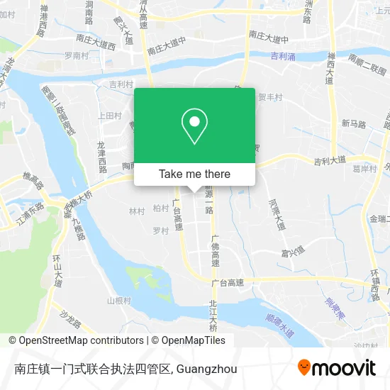 南庄镇一门式联合执法四管区 map