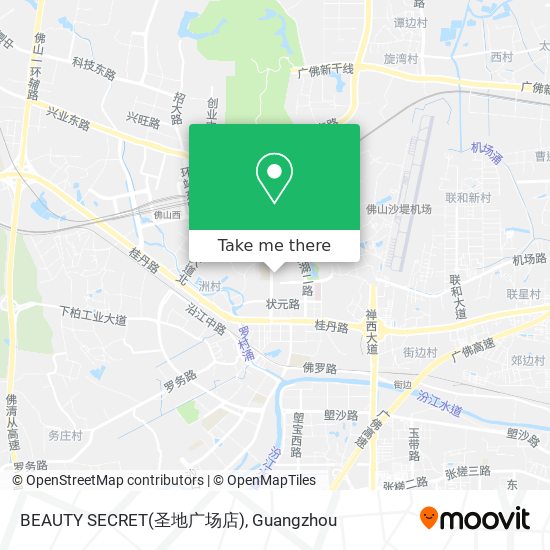 BEAUTY SECRET(圣地广场店) map