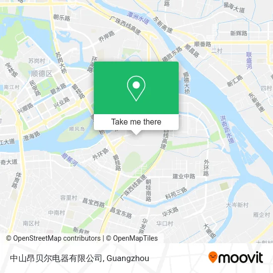 中山昂贝尔电器有限公司 map