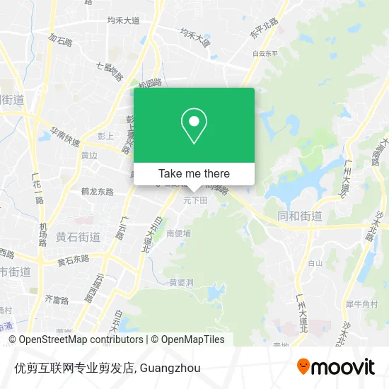 优剪互联网专业剪发店 map