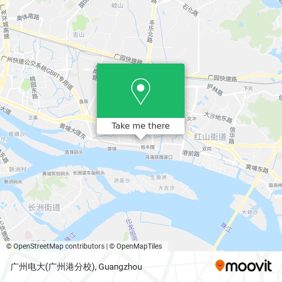 广州电大(广州港分校) map