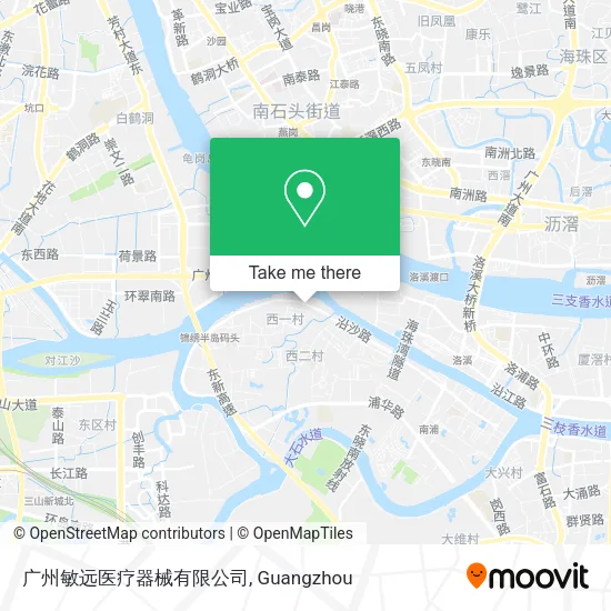 广州敏远医疗器械有限公司 map