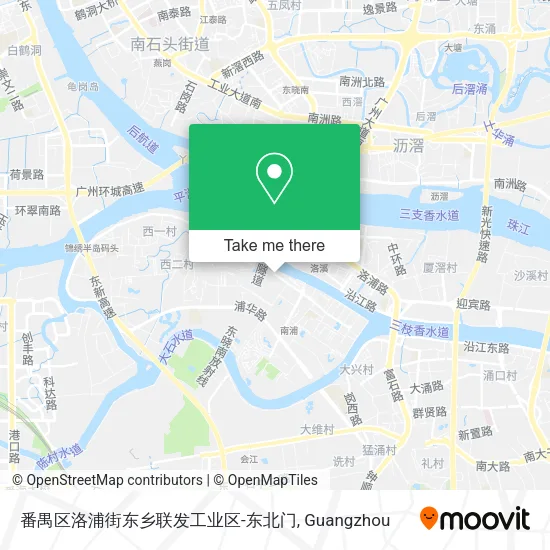 番禺区洛浦街东乡联发工业区-东北门 map