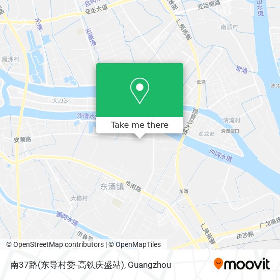 南37路(东导村委-高铁庆盛站) map
