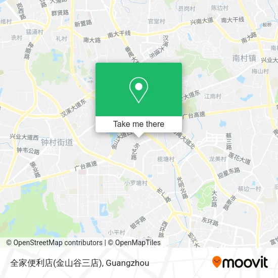 全家便利店(金山谷三店) map