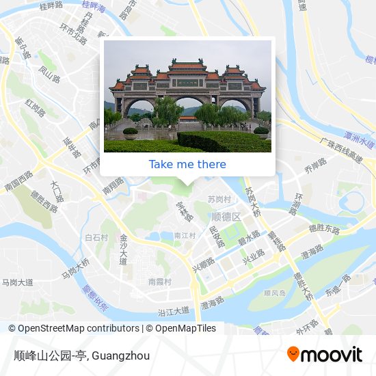 顺峰山公园-亭 map