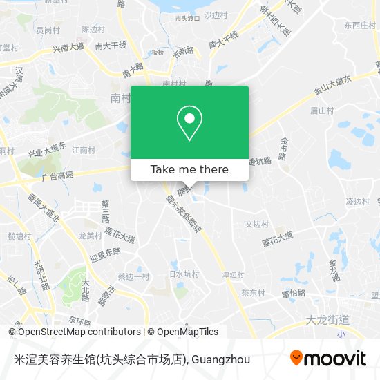 米渲美容养生馆(坑头综合市场店) map