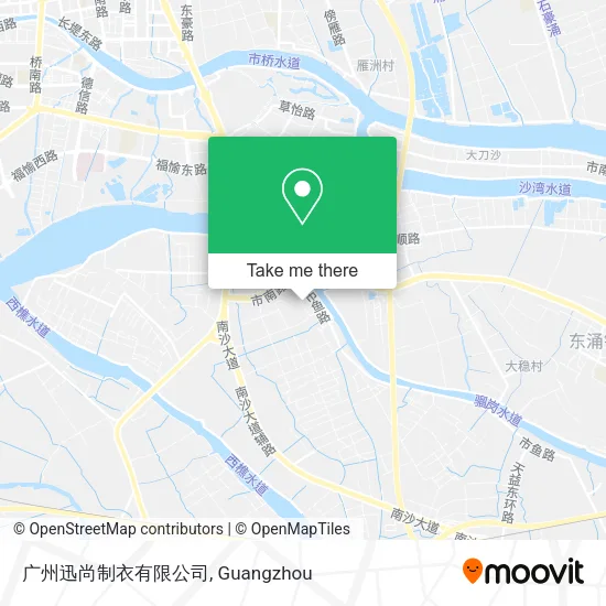 广州迅尚制衣有限公司 map