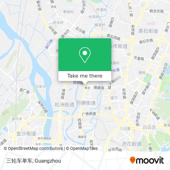 三轮车单车 map