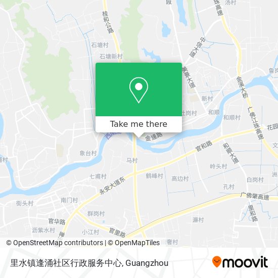 里水镇逢涌社区行政服务中心 map