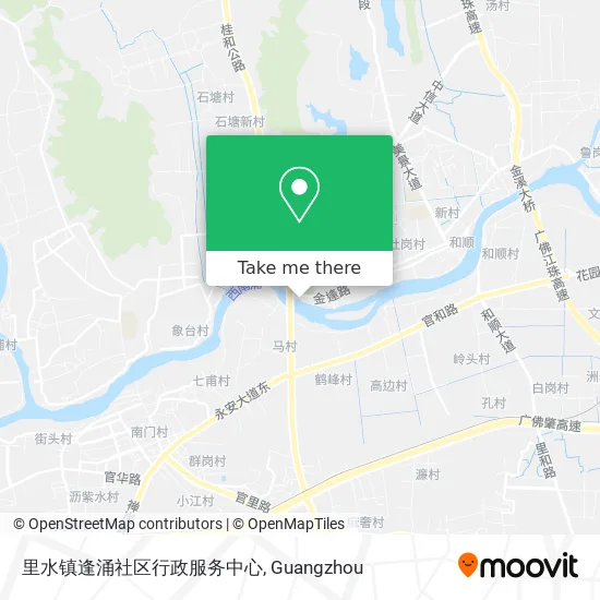 里水镇逢涌社区行政服务中心 map