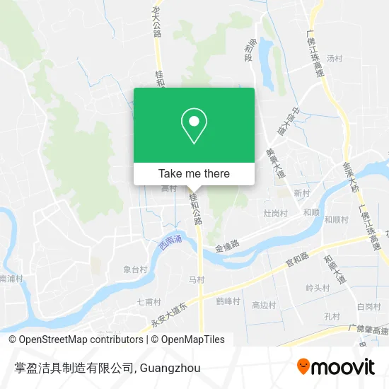 掌盈洁具制造有限公司 map