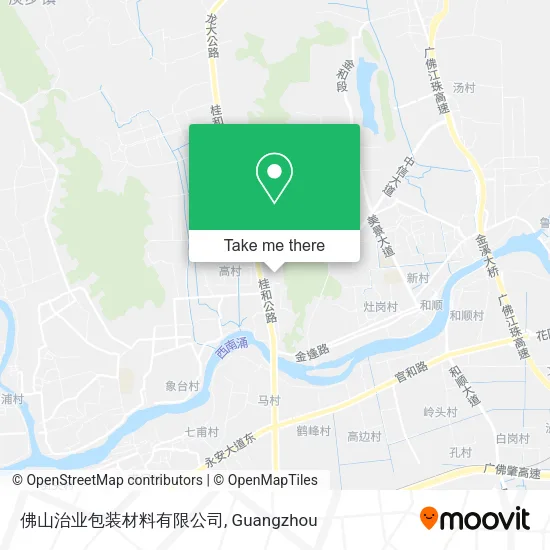 佛山治业包装材料有限公司 map
