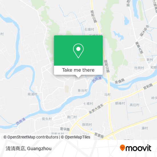清清商店 map