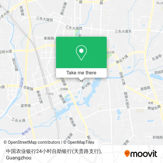 中国农业银行24小时自助银行(天贵路支行) map