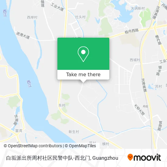 白垢派出所周村社区民警中队-西北门 map