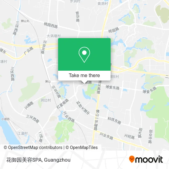 花御园美容SPA map