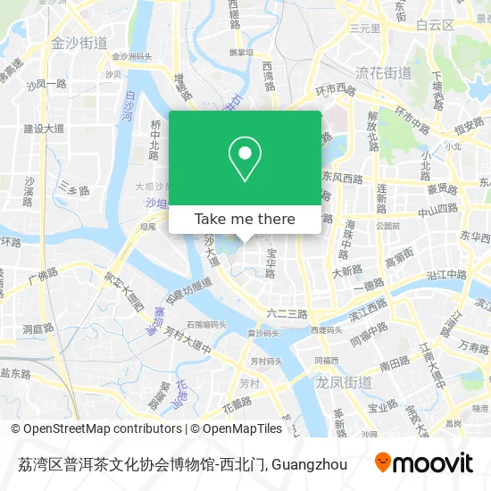 荔湾区普洱茶文化协会博物馆-西北门 map
