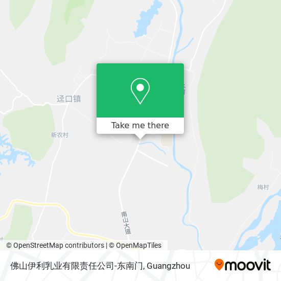 佛山伊利乳业有限责任公司-东南门 map