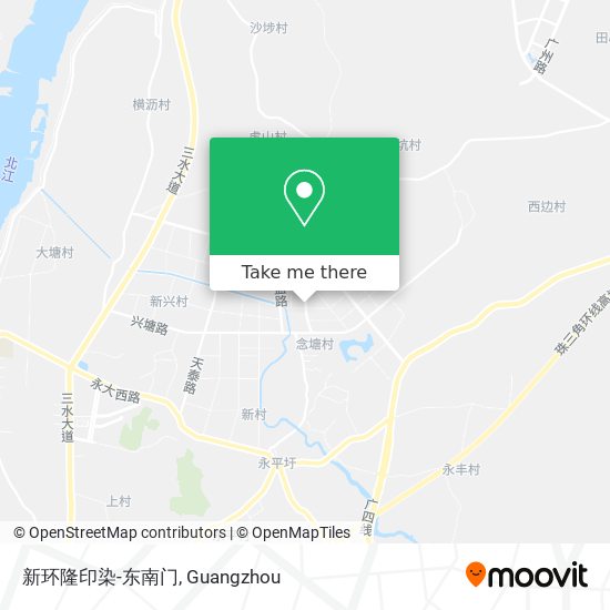 新环隆印染-东南门 map