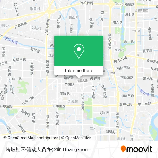 塔坡社区-流动人员办公室 map