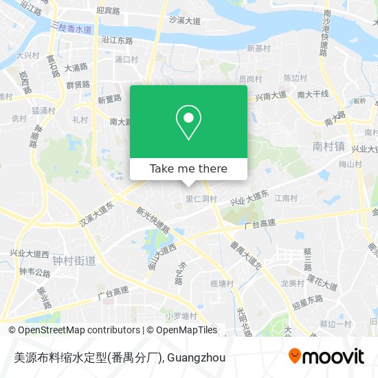 美源布料缩水定型(番禺分厂) map