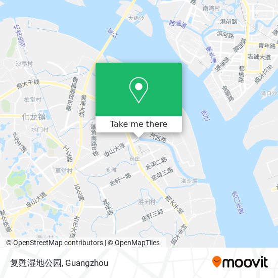 复甦湿地公园 map