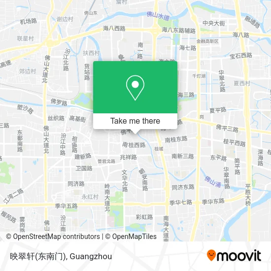 映翠轩(东南门) map