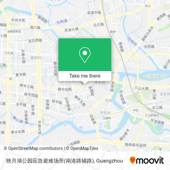 映月湖公园应急避难场所(南港路辅路) map