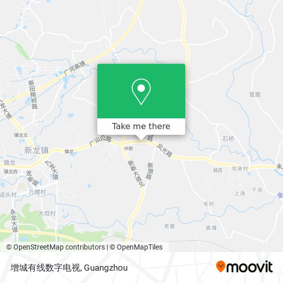 增城有线数字电视 map