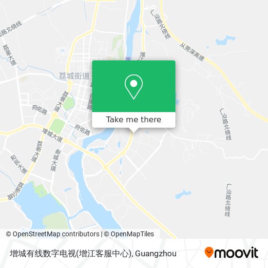增城有线数字电视(增江客服中心) map