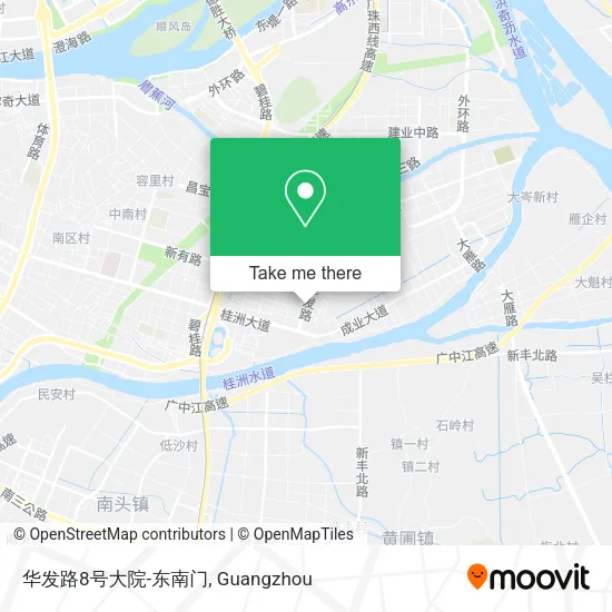 华发路8号大院-东南门 map