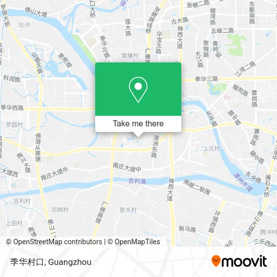 季华村口 map