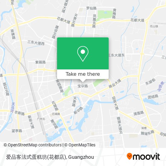 爱品客法式蛋糕坊(花都店) map